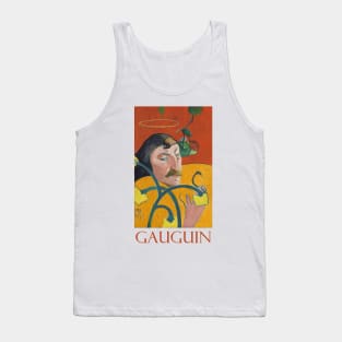 Self Portrait with Halo and Snake by Paul Gauguin Tank Top